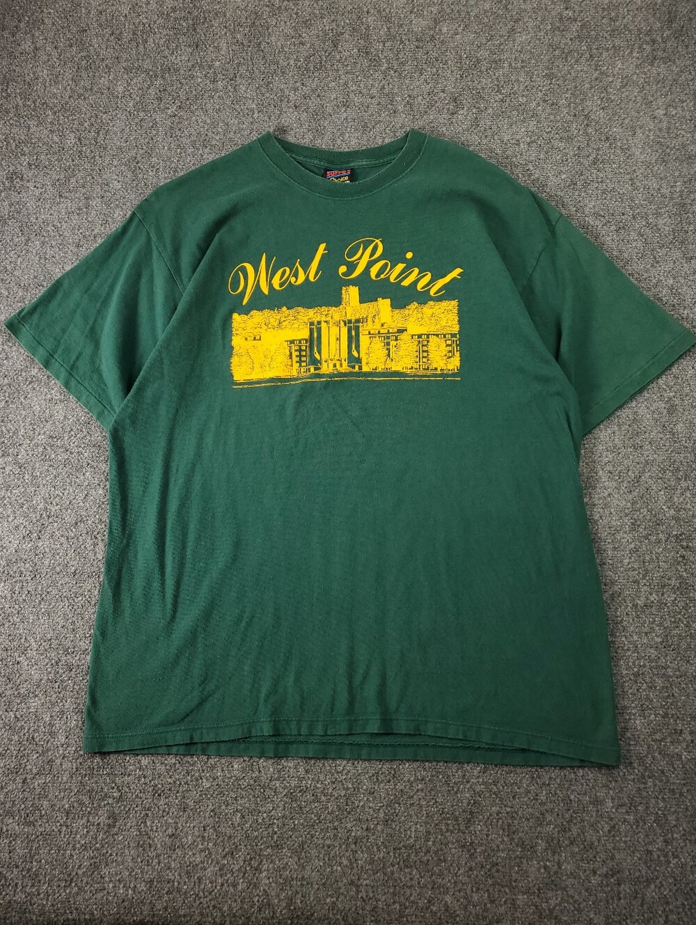 Vintage 90s West Point Military Academy T Shirt XL Script Spellout Graphic USA - Picture 8 of 8